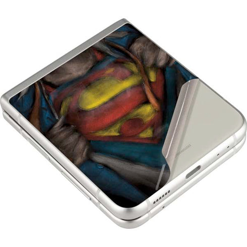 DC Comics Superman Pastel Art Galaxy Z Flip3 5G Skin
